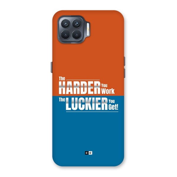 Hard Luck Back Case for Oppo F17 Pro