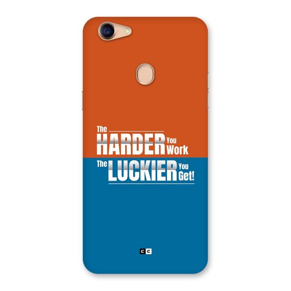 Hard Luck Back Case for Oppo F5