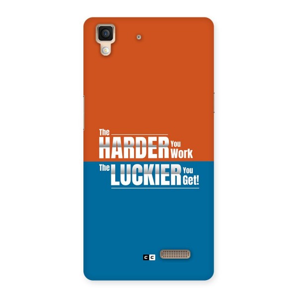 Hard Luck Back Case for Oppo R7