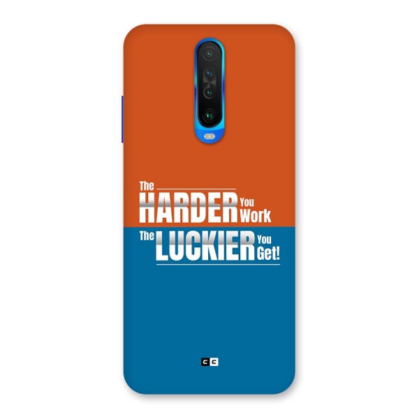 Hard Luck Back Case for Poco X2