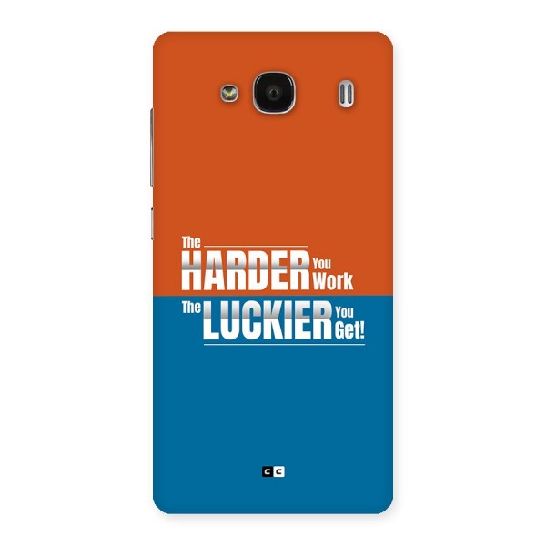 Hard Luck Back Case for Redmi 2s