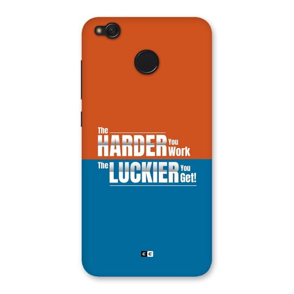 Hard Luck Back Case for Redmi 4