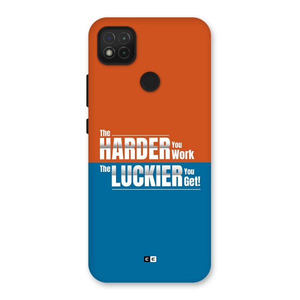 Hard Luck Back Case for Redmi 9C