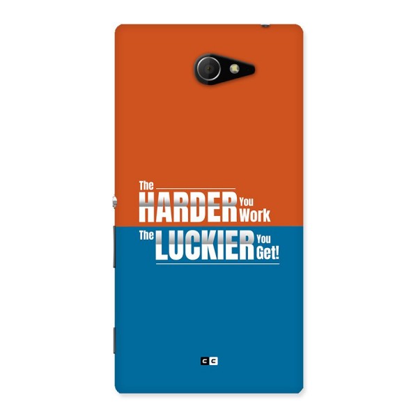 Hard Luck Back Case for Xperia M2