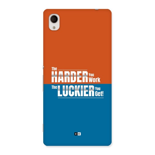 Hard Luck Back Case for Xperia M4 Aqua