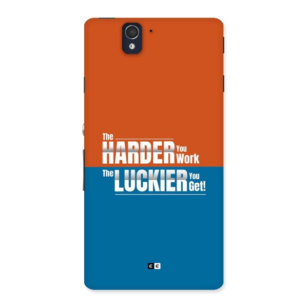 Hard Luck Back Case for Xperia Z