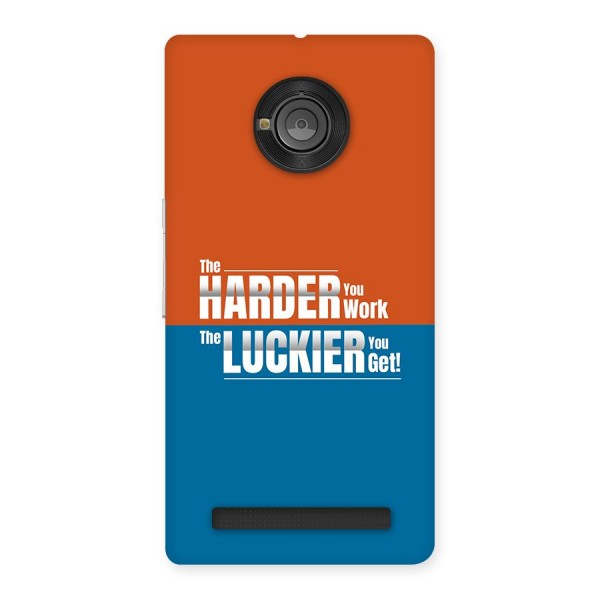 Hard Luck Back Case for Yuphoria