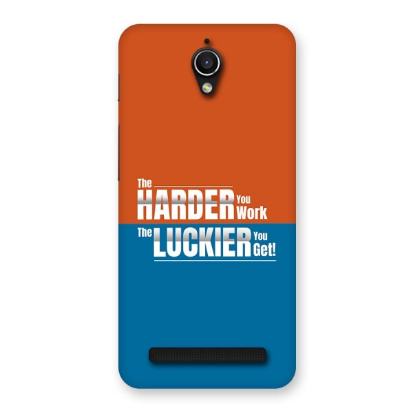 Hard Luck Back Case for Zenfone Go