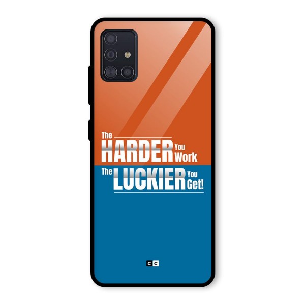 Hard Luck Glass Back Case for Galaxy A51