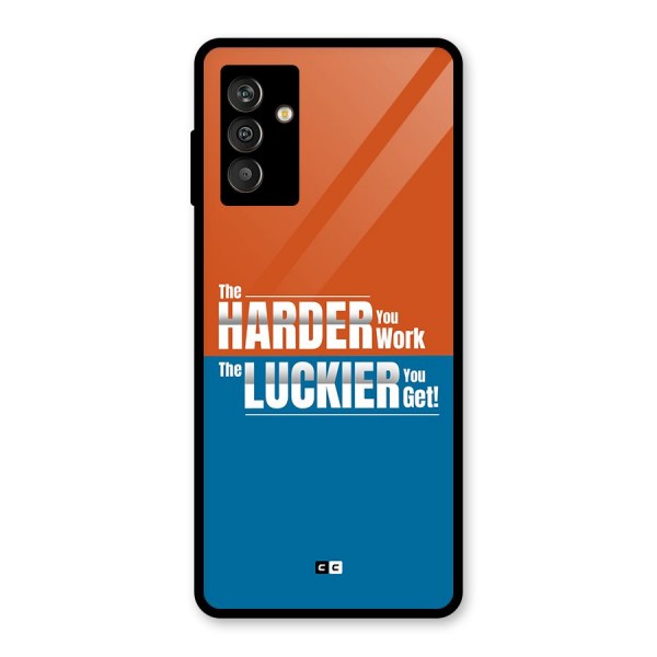 Hard Luck Glass Back Case for Galaxy M13