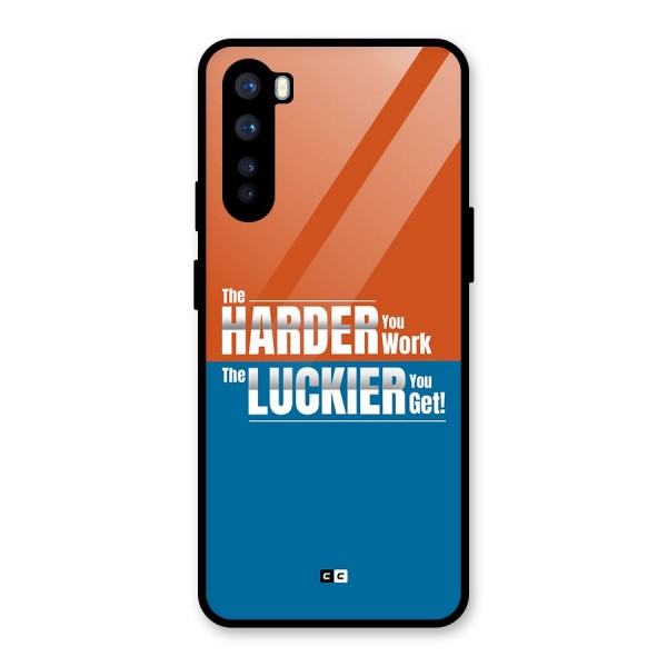 Hard Luck Glass Back Case for OnePlus Nord