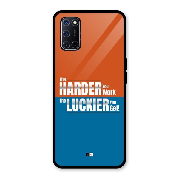 Hard Luck Glass Back Case for Oppo A52