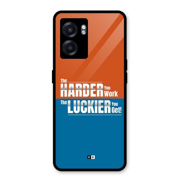 Hard Luck Glass Back Case for Oppo K10 (5G)