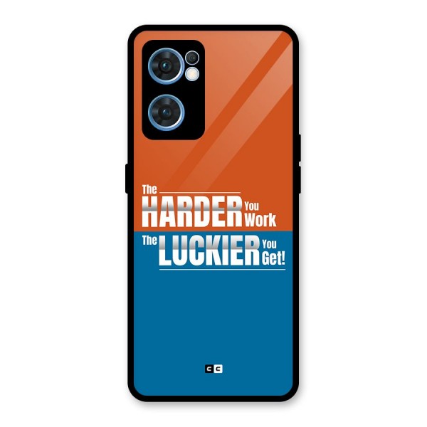 Hard Luck Glass Back Case for Oppo Reno7 5G