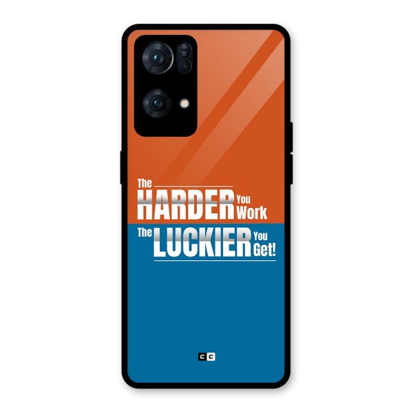 Hard Luck Glass Back Case for Oppo Reno7 Pro 5G