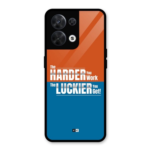 Hard Luck Glass Back Case for Oppo Reno8 5G