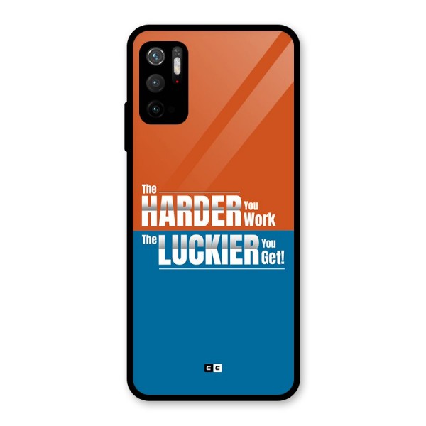 Hard Luck Glass Back Case for Poco M3 Pro 5G