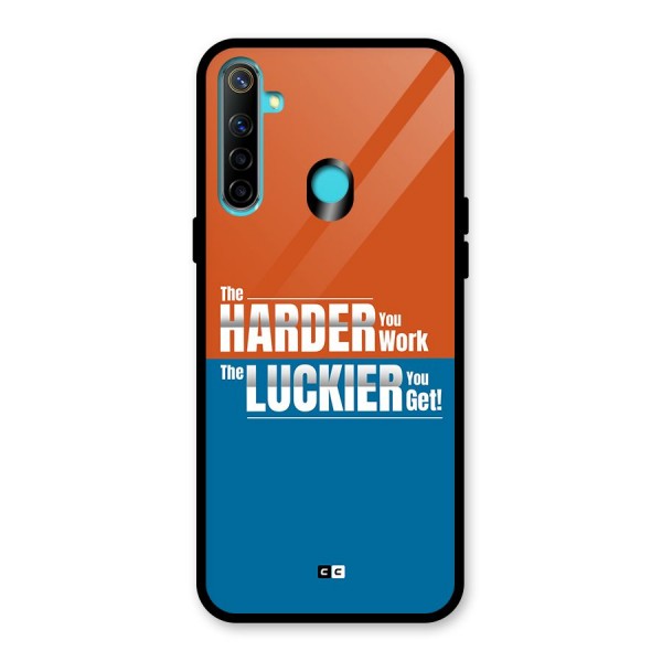 Hard Luck Glass Back Case for Realme 5