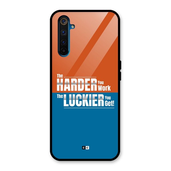 Hard Luck Glass Back Case for Realme 6 Pro