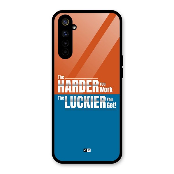 Hard Luck Glass Back Case for Realme 6i