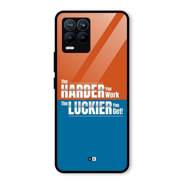 Hard Luck Glass Back Case for Realme 8 Pro