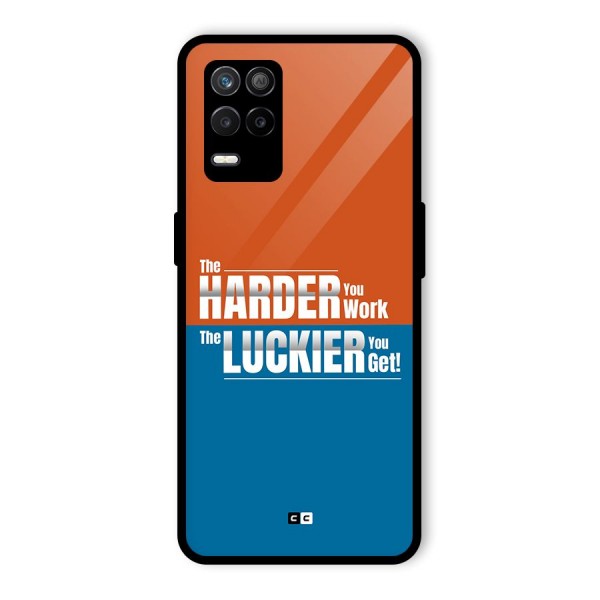 Hard Luck Glass Back Case for Realme 9 5G