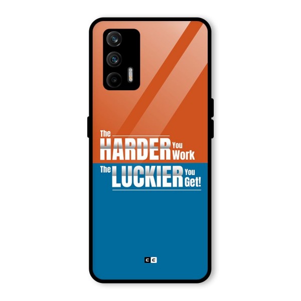 Hard Luck Glass Back Case for Realme GT 5G