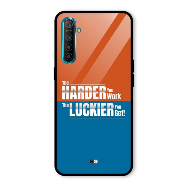 Hard Luck Glass Back Case for Realme XT