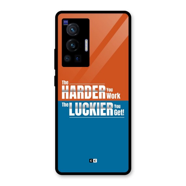 Hard Luck Glass Back Case for Vivo X70 Pro