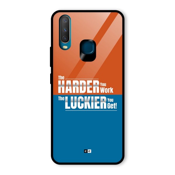 Hard Luck Glass Back Case for Vivo Y15