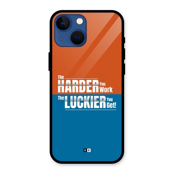 Hard Luck Glass Back Case for iPhone 13 Mini