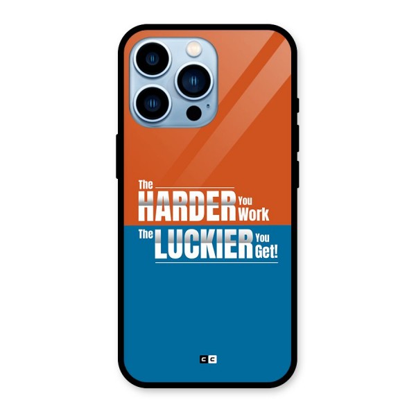 Hard Luck Glass Back Case for iPhone 13 Pro