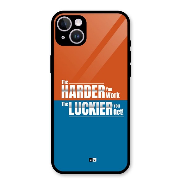 Hard Luck Glass Back Case for iPhone 14 Plus