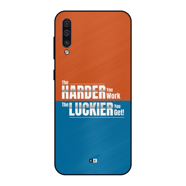 Hard Luck Metal Back Case for Galaxy A50