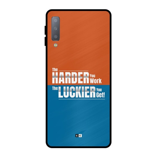 Hard Luck Metal Back Case for Galaxy A7 (2018)