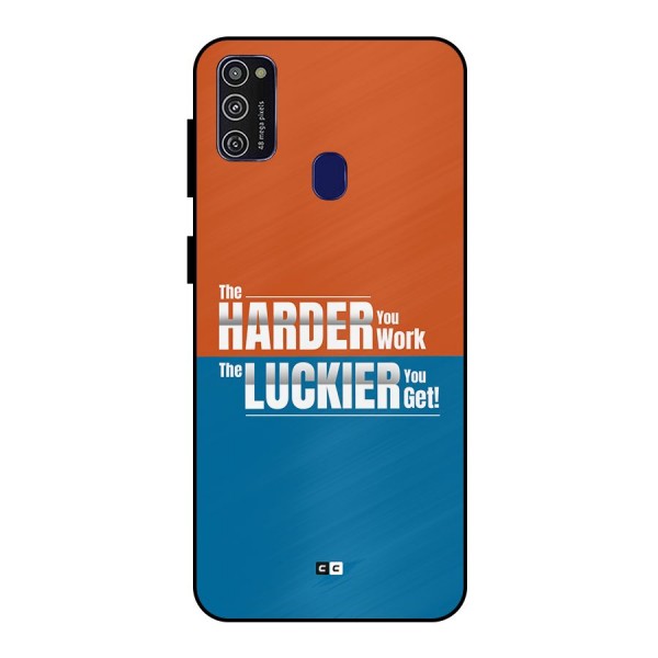 Hard Luck Metal Back Case for Galaxy M30s