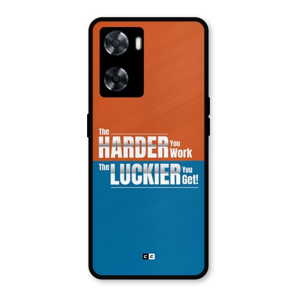 Hard Luck Metal Back Case for Oppo A77