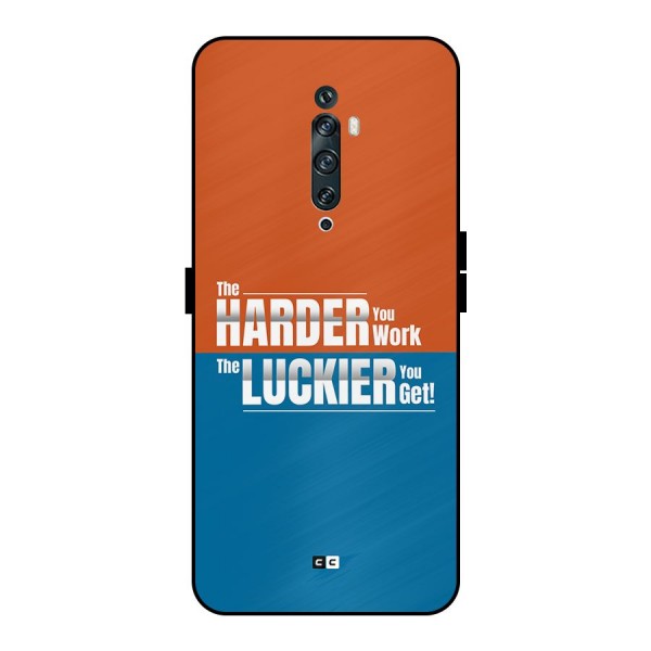 Hard Luck Metal Back Case for Oppo Reno2 F