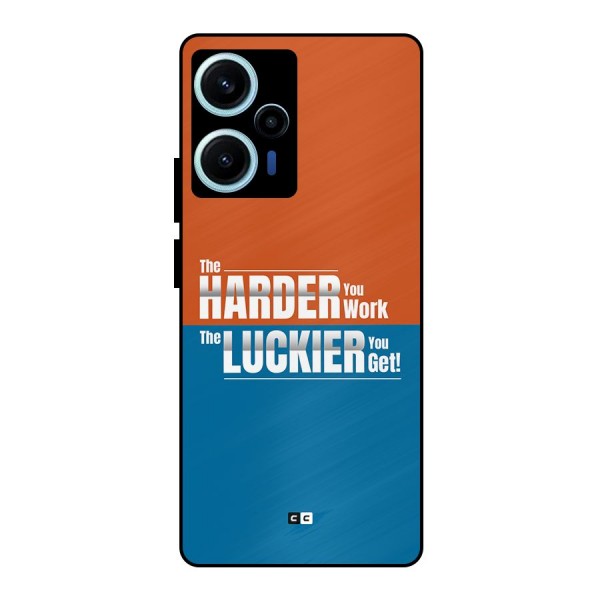 Hard Luck Metal Back Case for Poco F5