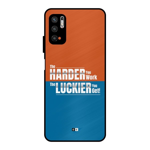 Hard Luck Metal Back Case for Poco M3 Pro 5G