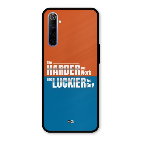 Hard Luck Metal Back Case for Realme 6