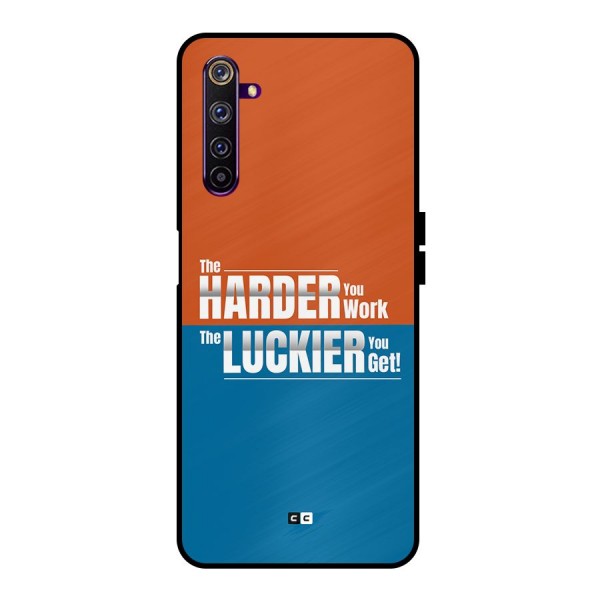 Hard Luck Metal Back Case for Realme 6 Pro