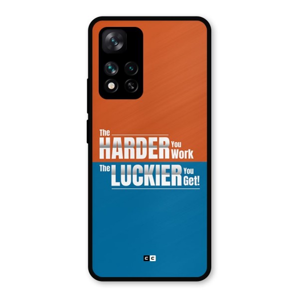 Hard Luck Metal Back Case for Xiaomi 11i Hypercharge 5G