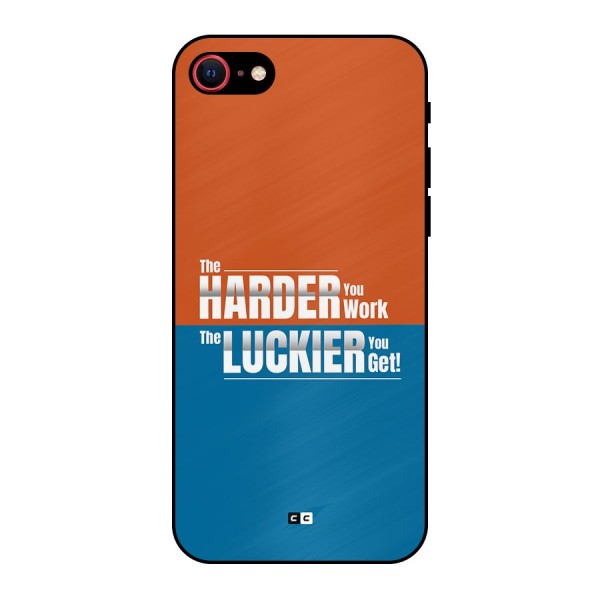 Hard Luck Metal Back Case for iPhone 8