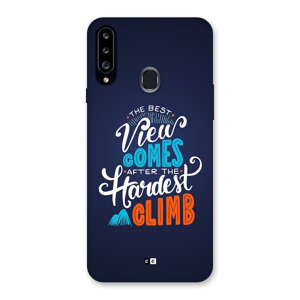 Hardest Climb Back Case for Galaxy A20s