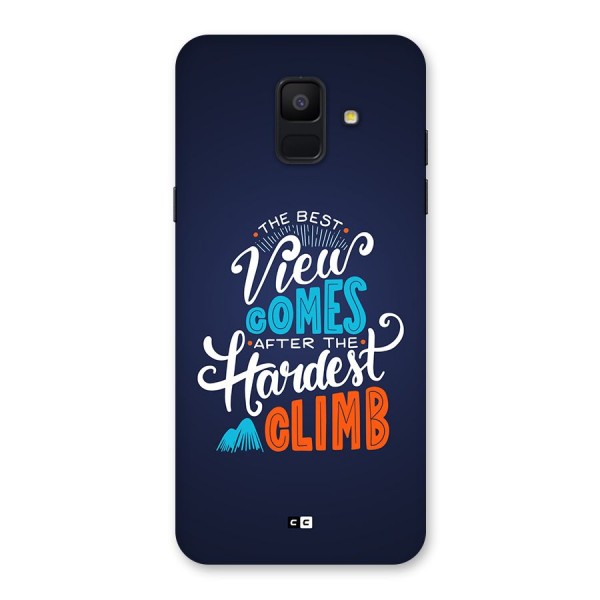 Hardest Climb Back Case for Galaxy A6 (2018)