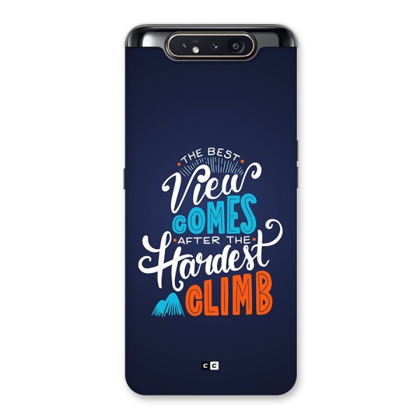 Hardest Climb Back Case for Galaxy A80