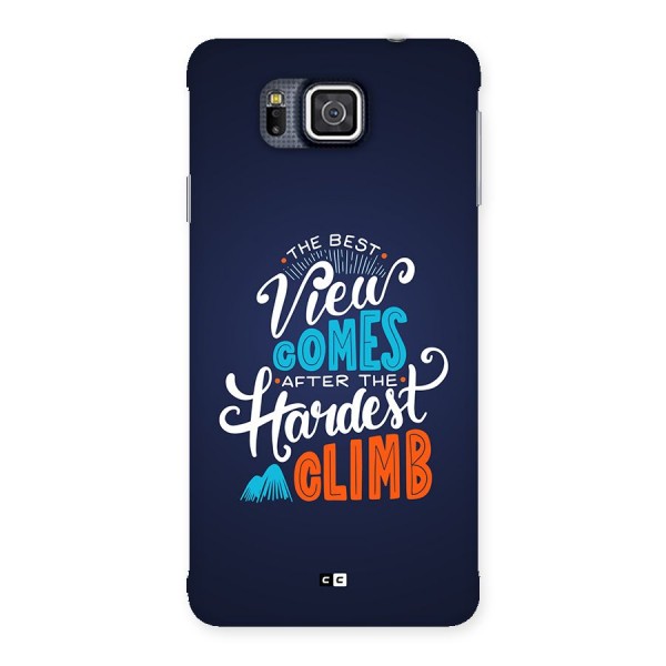 Hardest Climb Back Case for Galaxy Alpha