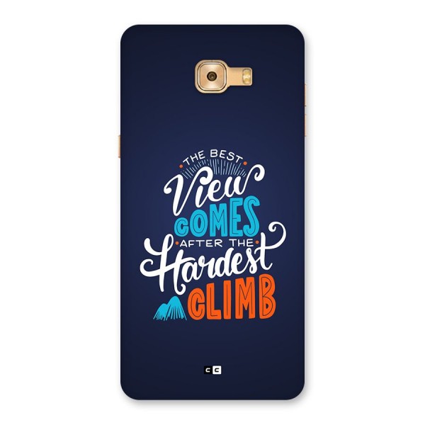 Hardest Climb Back Case for Galaxy C9 Pro