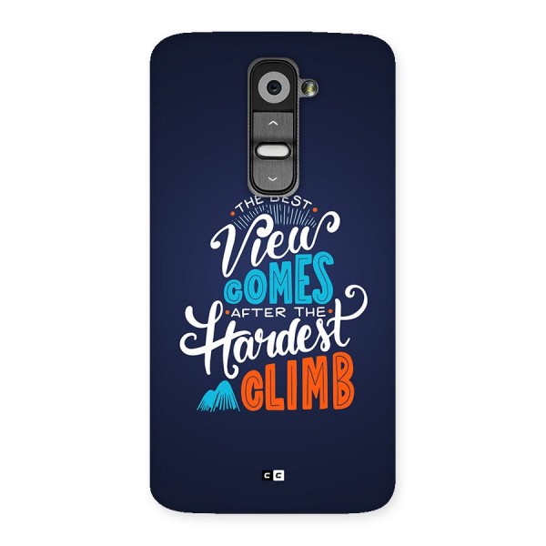 Hardest Climb Back Case for LG G2